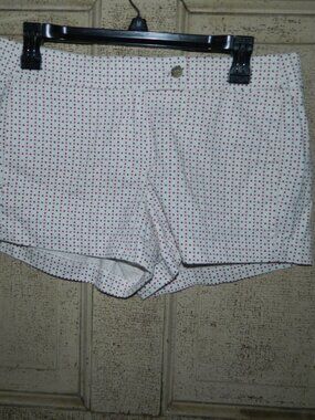 J. Crew 3” Printed Chino City Fit Short Vintage Champagne Red Sz 4 (X-38)
